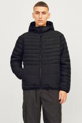Jack & Jones Jack & Jones, Kapucnis bélelt dzseki, Fekete, XL (12256983-BLACK-XL)