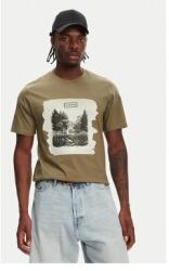 Hunter Férfi Póló, HARM0033251, Pamut, XL INTL, Khaki (0000305062611_XL)