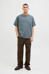 JACK & JONES Jack & Jones, Pamutpóló mintával a hátoldalán, Púderkék, Krémszín, S (12273015-STORMY-WEATHER-S)