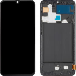 MP Display cu Touchscreen MP compatibil cu Samsung Galaxy A70 A705, cu Rama, Negru - gsmnet