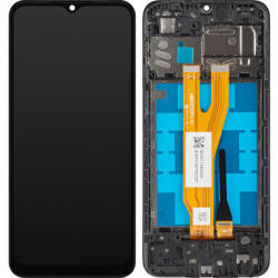 MP Display cu Touchscreen MP compatibil cu Samsung Galaxy A03 Core A032, cu Rama, Negru - gsmnet