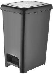 Dünya Plastik Slim pedálos szemetes Antracit 15L (01042)