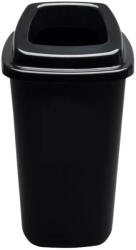 Plafor Sort szelektív hulladékgyűjtő szemetes Fekete-Fekete 28L (PL683-08)