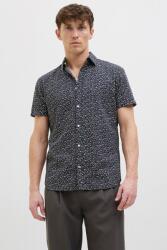 JACK & JONES Jack & Jones, Mintás lentartalmú ing, Fehér, Fekete, Narancssárga, S (12274951-NIGHT-SKY-S)