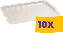 Curver Basic műanyag tálca fehér 10db (175223)