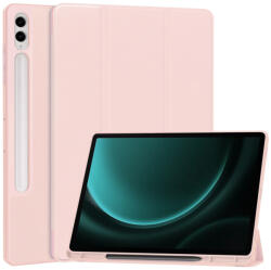 Techsuit Samsung Galaxy Tab S9 FE Plus tok - Techsuit - Flex Trifold (ceruzatartóval) - Rózsaszín