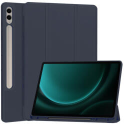 Techsuit Dark Blue Techsuit - Flex Trifold (ceruzatartóval) - Samsung Galaxy Tab S9 FE Plus számára tok