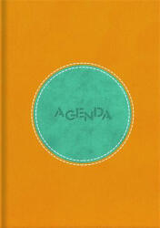Dayliner Naptár, tervező, A5, napi, DAYLINER Central, sárga-türkiz (NCEA5STU) (NCEA5STU)