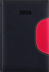 Dayliner Naptár, tervező, A5, napi, DAYLINER Memphis, fekete-piros (NMA5FKPU) (NMA5FKPU)
