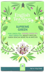 English Tea Shop Supreme Green - A legnemesebb zöld teák - bio teaválogatás (20 filter)