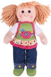 Bigjigs Toys Papusa moale Bigjigs - Sofia, 34 cm (BJD044)