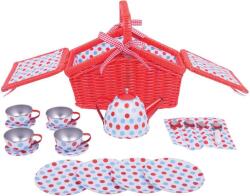 Bigjigs Toys Set de joaca Bigjigs - Set de ceai intr-un cos (BJ630) Figurina