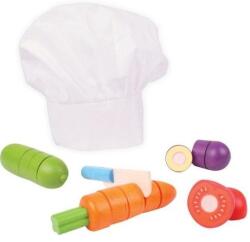 Bigjigs Toys Set din lemn Bigjigs - Legume de taiat (BJ649) Bucatarie copii