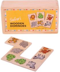 Bigjigs Joc din lemn Bigjigs - Domino Safari (BJ737)