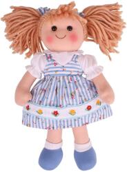 Bigjigs Toys Papusa moale Bigjigs - Christine, 34 cm (BJD031)