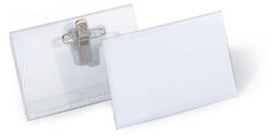  DURABLE Névkitűző - Csíptetős és Tűs - 54x90 mm