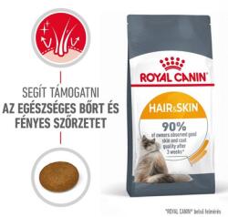 Royal Canin HAIR & SKIN CARE 20 kg (2 x 10 kg) szárazeledel felnőtt macskáknak, fényes szőrzet és egészséges bőr