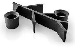 Eva Solo Vacsora gyertyatartó TWIG 18 x 12 cm, fekete, alumínium, Eva Solo (ES567320)