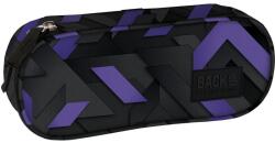 DERFORM BackUp - Black/Purple ovális tolltartó (PB7A47)