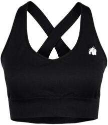 Gorilla Wear - Hilton Seamless Sport Bra - Black - Hilton Varrás Nélküli Sportmelltartó - Fekete