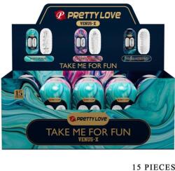 Pretty Love Flirtation Pretty Love - Venus X 15 Silikon Férfi Maszturbátorok Fehér (d-242435)