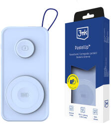 3mk Protection 3mk PastelUp 10, 000mAh 22.5W USB 1A1C külső akkumulátor - kék