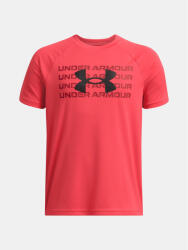 Under Armour Fiú póló Under Armour UA B TECH WM LOGO SS vörös