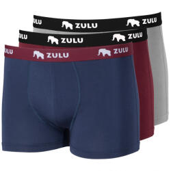 Zulu Bambus 210 4in 3-pack férfi boxer S / különbözőváltozatok