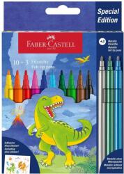 Faber-Castell Carioci 10+3 culori/set FABER-CASTELL Dino (FC554214)