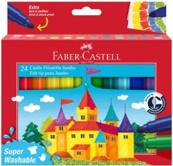Faber-Castell Carioci superlavabile, 24 culori/set, Jumbo FABER-CASTELL (FC154324)
