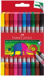 Faber-Castell Carioci cu 2 capete 10 culori/set FABER-CASTELL (FC151110)