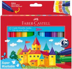 Faber-Castell Carioci superlavabile, 12 culori/set, Jumbo FABER-CASTELL (FC154311)