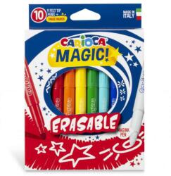 CARIOCA Carioci, varf 6 mm, 10 culori/set CARIOCA Magic Erasable (CA-43182)
