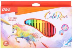 Deli Carioci 24 culori/set ColoRun DELI (DLEC10020)