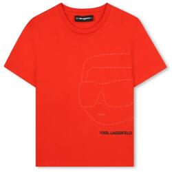KARL LAGERFELD gyerek pamut póló - piros 86
