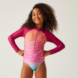 Regatta Kids L/S SwimSuit Gyerek fürdőruha napvédelem 14 éves rózsaszín