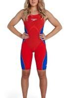 Speedo Fastskin LZR Pure Intent Closedback Kneeskin(UK) 22 kék|vörös