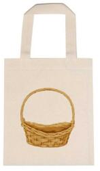  Óvodai jellel vászontáska 22x26, 3x0, 3cm méretben kosár jel