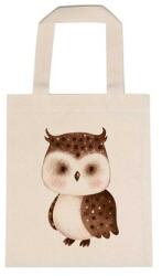  Óvodai jellel vászontáska 22x26, 3x0, 3cm méretben bagoly-2 jel