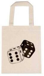  Óvodai jellel vászontáska 22x26, 3x0, 3cm méretben dobókocka fekete jel
