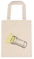  Óvodai jellel vászontáska 22x26, 3x0, 3cm méretben elemlámpa jel