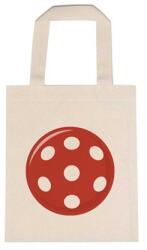  Óvodai jellel vászontáska 22x26, 3x0, 3cm méretben labda piros fehér pöttyös jel