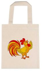  Óvodai jellel vászontáska 22x26, 3x0, 3cm méretben kakas jel
