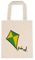  Óvodai jellel vászontáska 22x26, 3x0, 3cm méretben papírsárkány zöld-sárga jel