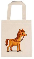  Óvodai jellel vászontáska 22x26, 3x0, 3cm méretben ló kantárral jel