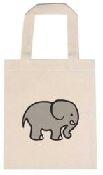  Óvodai jellel vászontáska 22x26, 3x0, 3cm méretben elefánt jel