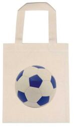  Óvodai jellel vászontáska 22x26, 3x0, 3cm méretben foci kék-fehér jel
