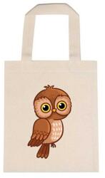 Óvodai jellel vászontáska 22x26, 3x0, 3cm méretben bagoly-1 jel