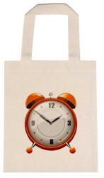  Óvodai jellel vászontáska 22x26, 3x0, 3cm méretben óra fekete mutatóval jel