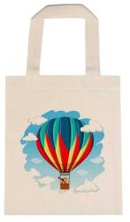  Óvodai jellel vászontáska 22x26, 3x0, 3cm méretben hőlégballon jel